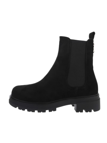 Ital-Design Stiefelette in Schwarz