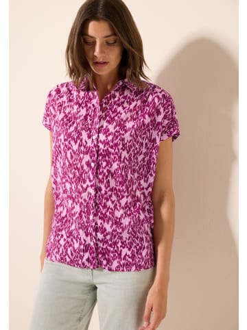 Cecil Bluse mit Minimal Print in Rosa