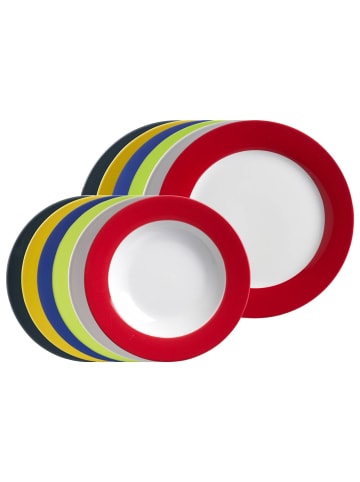 Ritzenhoff & Breker 12-tlg. Tafelservice Doppio in in bunt