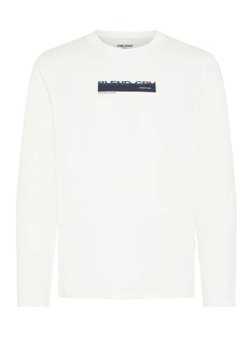 BLEND Langarmshirt BHKemuel in Weiß