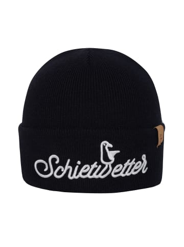 SCHIETWETTER Wintermütze Beanie "Schietwetter" in schwarz