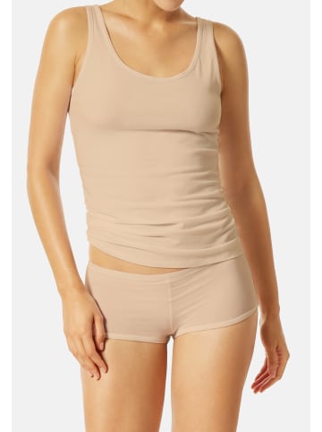 UNCOVER BY SCHIESSER Unterhemd / Tanktop Cotton in Weiß / Sand