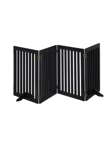 relaxdays Absperrgitter in Schwarz - (B)205 x (H)70 cm