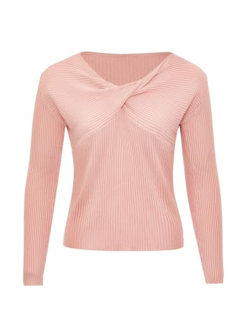 leo selection Damen Strickpullover in Dunkelrosa