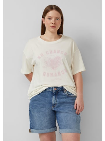 QS T-Shirt in 02D0_creme