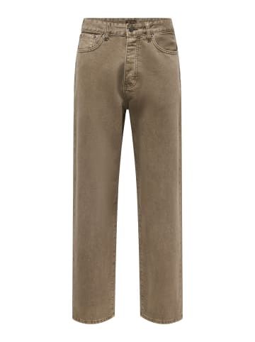 ONLY & SONS Locker geschnitten in Desert Taupe