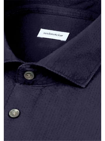 Seidensticker Casual Hemd Regular in Dunkelblau