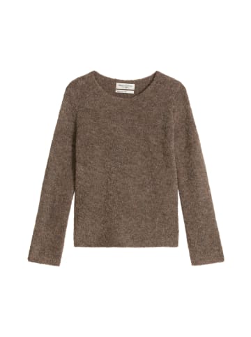 Marc O'Polo Bouclé-Pullover regular in Stone Taupe Melange