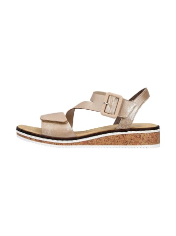 rieker Sandalen mit Klettverschluss Montreux Beige