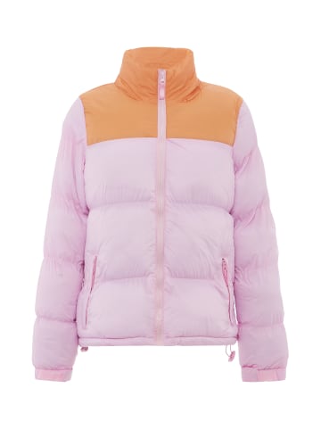 myMo Wattierte Steppjacke in Süßes Pink Aprikose