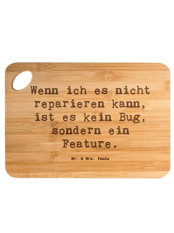 Mr. & Mrs. Panda Holzbrettchen Spruch Feature Charme mit Spruch in Braun