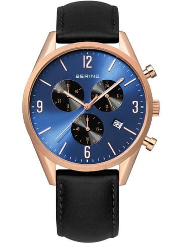 Bering Uhr in Dunkelblau