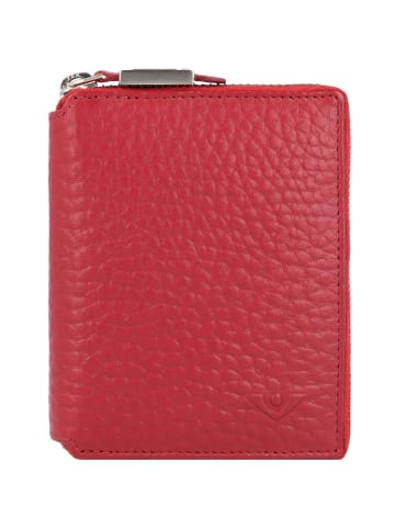 VLD VOi Leather Design Hirsch Pia Geldbörse RFID Leder 10 cm granat