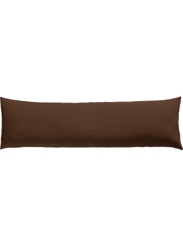 REDBEST Single-Jersey Seitenschläferkissenbezug San Francisco in dunkelbraun