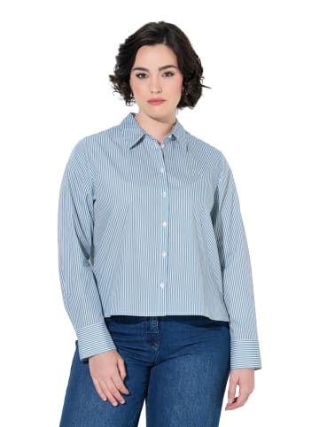 Ulla Popken Hemdbluse in blau