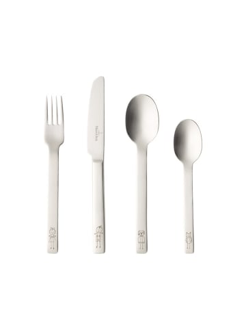 Villeroy & Boch 4er Set Kinderbesteck One in silber