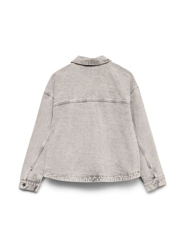 Vero Moda Hemdjacke in Light Grey Denim