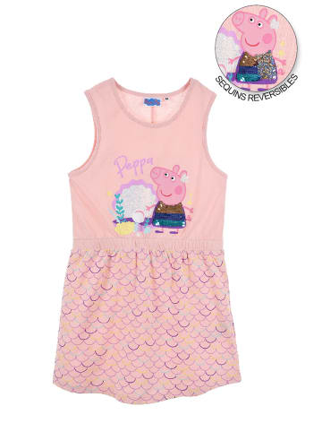 Peppa Pig Kleid mit Pailletten in Rosa