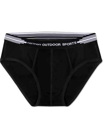 Normani Outdoor Sports Herren Slipper Bendigo in Schwarz