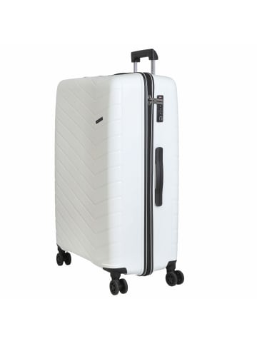 Check.In Orlando - 4-Rollen-Trolley 76 cm (gelb) in weiß