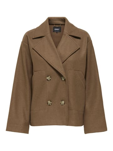ONLY Jacke in Cocoa Créme