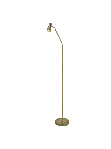 Licht-Erlebnisse Stehlampe (B)23 x (L)55 x (H)133 cm in Messing Antik