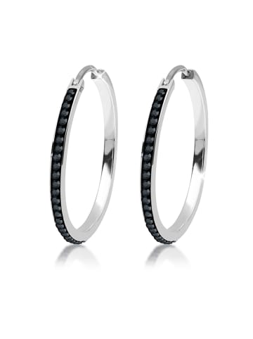 Elli Ohrringe 925 Sterling Silber in Schwarz