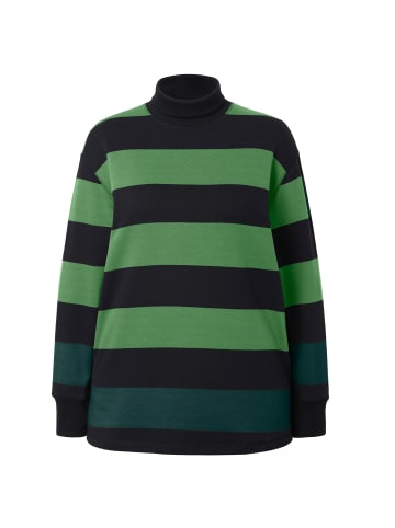 Ulla Popken Sweatshirt in moosgrün