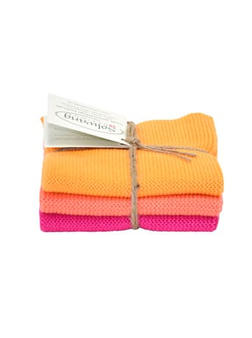 Solwang Wischtuch Frohe Farben 3er Set