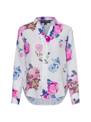 Franco Callegari Bluse in weiß altrosa - 0031