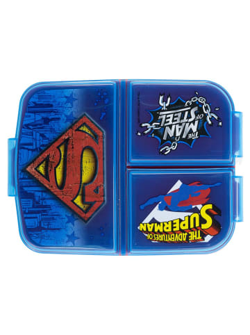 Superman Brotdose | 3 Fächer | DC Superman | Lunch to Go | Vesper Dose