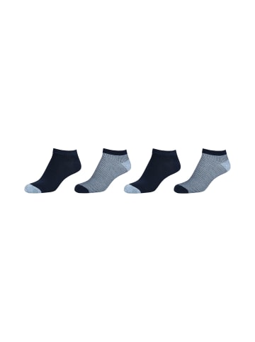 camano Sneakersocken 4er Pack silky touch in stone melange