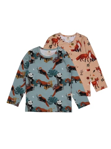 Walkiddy Langarmshirt Mpack Red Foxes-Shirt