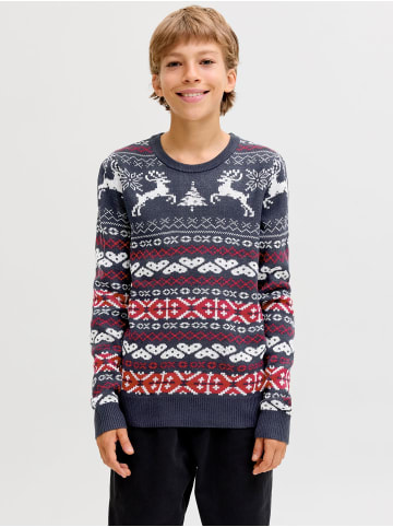 JACK & JONES Junior Strickpullover in Sky Captain