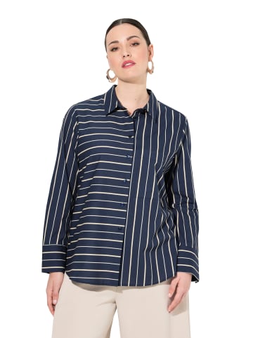 Ulla Popken Hemdbluse in marine
