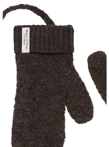 Marc O'Polo Bouclé-Fäustlinge in Stone Brown Melange
