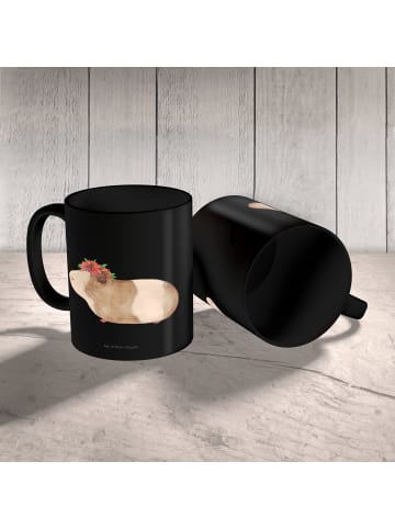 Mr. & Mrs. Panda Tasse Meerschweinchen Weisheit ohne Spruch in Schwarz