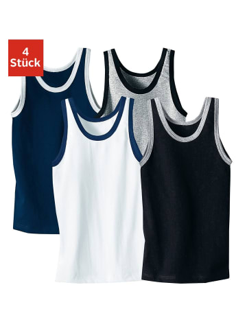 AUTHENTIC LE JOGGER Unterhemd in schwarz, weiß, grau-meliert, marine