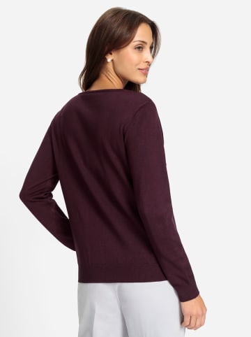 WITT WEIDEN Feinstrick-Pullover in burgund