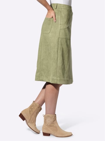 WITT WEIDEN Lederimitat-Rock in schilf