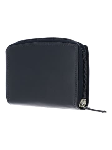 Golden Head Polo Geldbörse RFID Schutz Leder 12 cm marineblau