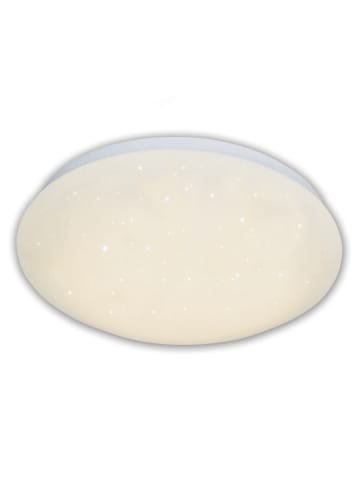 näve LED Deckenleuchte "COMO" in weiß - (L)26 cm x (B)26 cm x (H)8.5 cm - EEK F