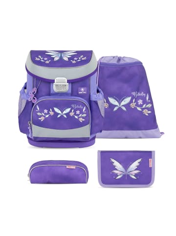 Belmil Mini-Fit Starlight Wings Schulranzen Set 4-teilig 