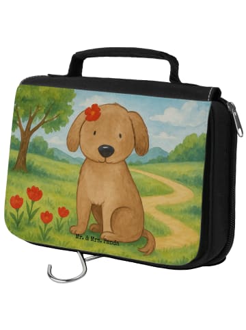 Mr. & Mrs. Panda Kulturtasche Hund Dame Design ohne Spruch in Weiß