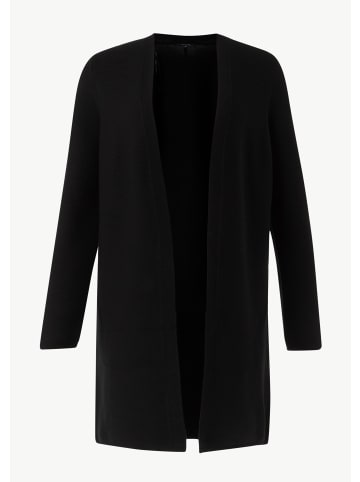 comma Strickjacke langarm in Schwarz