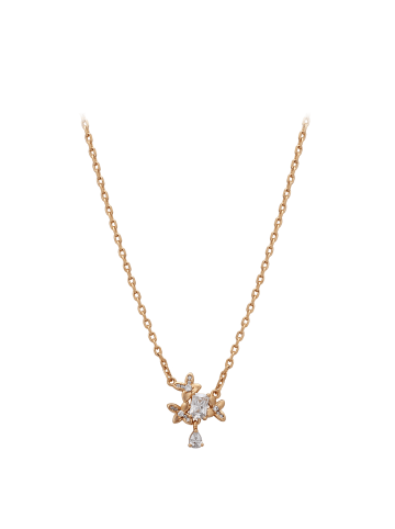 faina Necklace in Rose Gold