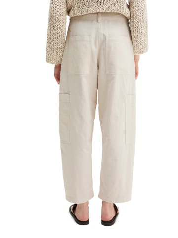 Marc O'Polo Barrel-Hose loose in Grey Silk