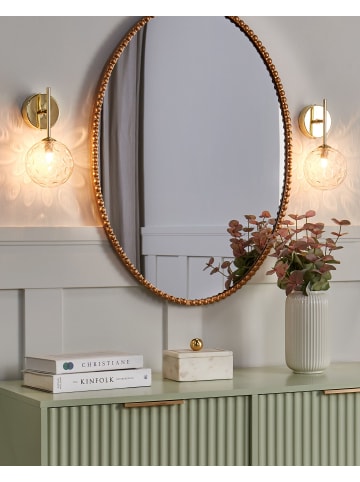 Beliani 2er-Set Wandleuchten ANADYR in Gold/Beige