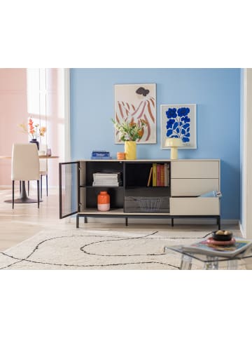 home24 Sideboard Pagami in Schwarz