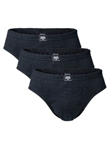 CECEBA Slip 3er Pack in Schwarz